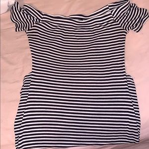 off the shoulder mini dress